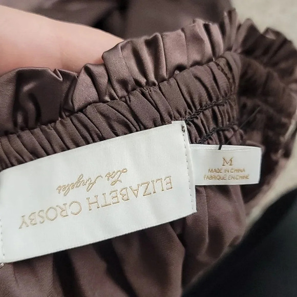 NWOT ANTHROPOLOGIE ELIZABETH Crosby Palermo Pleated Dress - Picture 11 of 11